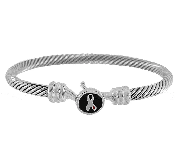 Heritage mine bracelet-Diabetes Awareness Hook Bangle Bracelet!