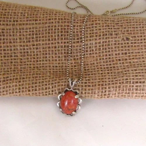 Hexagonal zircon necklace-Sunstone Gemstone Pendant Necklace