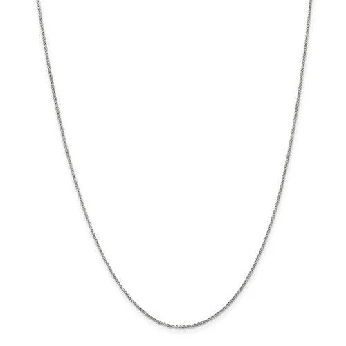 Tiered stone necklace-14KT GOLD 1.15MM ROLO CHAIN NECKLACE - 4 LENGTHS AVAILABLE