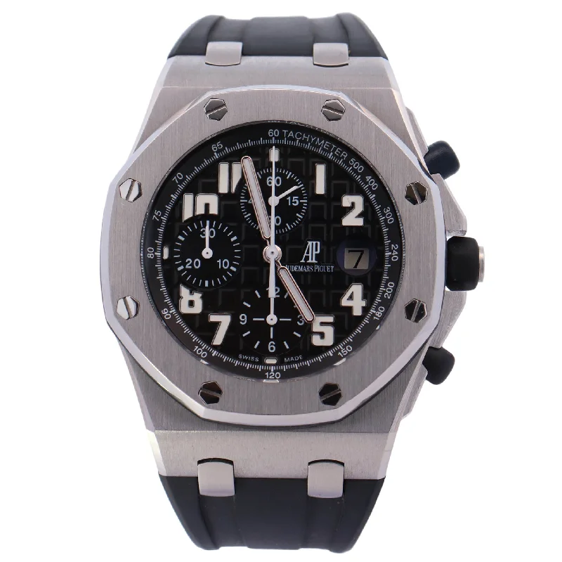 Elder twig necklace-Audemars Piguet Royal Oak Offshore Stainless Steel 42mm Watch Reference# 26020ST.OO.D001IN.02