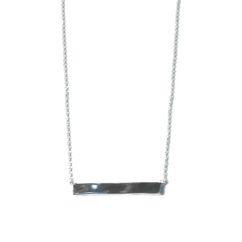 Cavern chain necklace-Large Bar Necklace