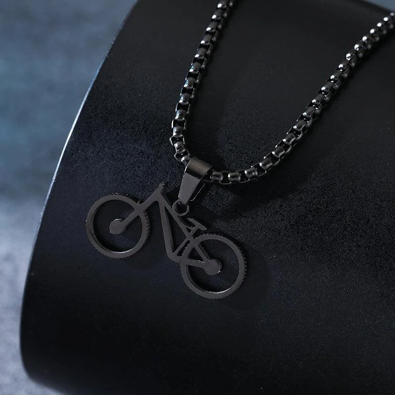 Chipped bark necklace-New Cycolinks Mountain Bike Necklace