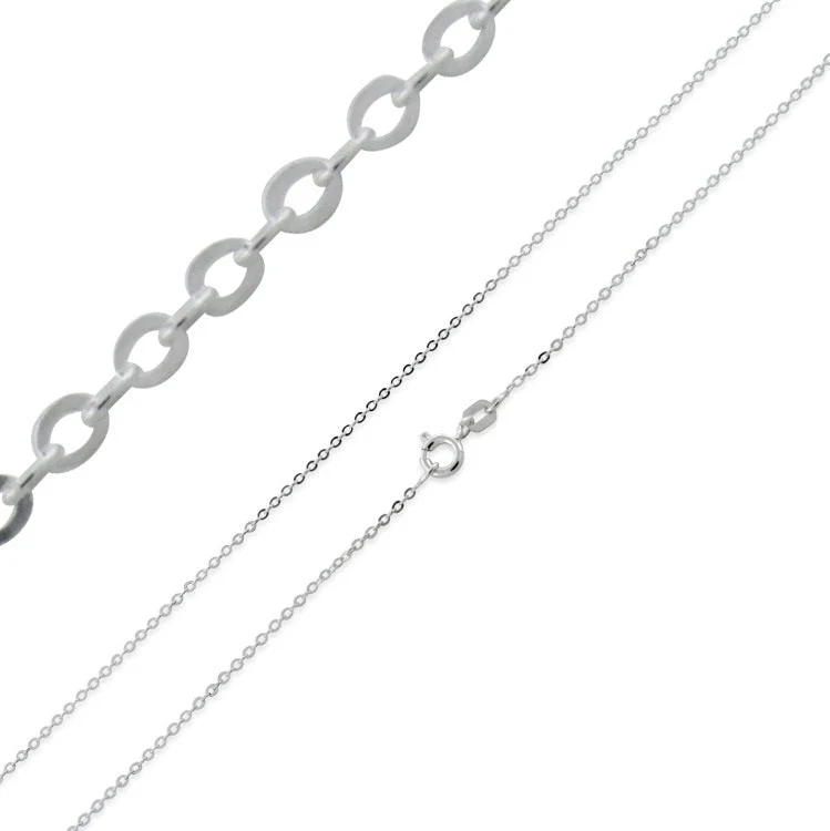 Beak tip necklace-Sterling Silver 18-inch Cable Chain