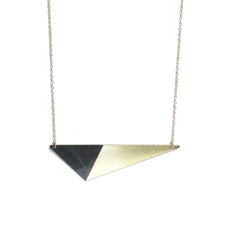 Creeper vine necklace-Triangle Colorblock Necklace