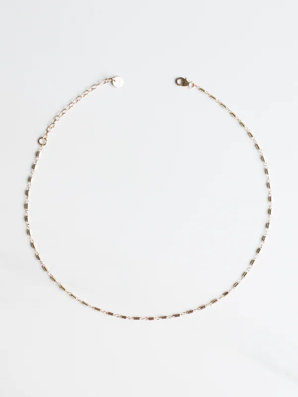 Hexagonal zircon necklace-Lani Necklace