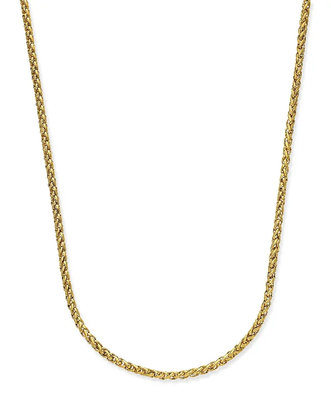 Fern vein necklace-Men's Gold-Tone Chain Necklace