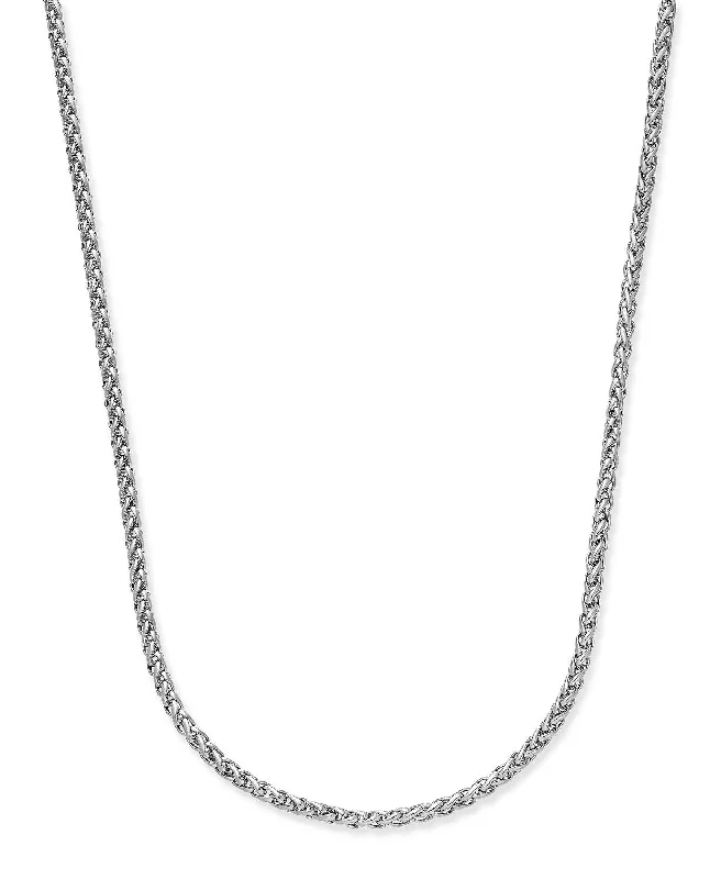 Coiled effect necklace-Men's Stainless Steel Chain Necklace