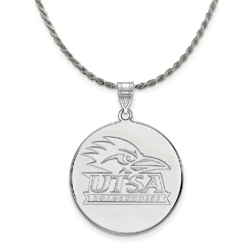 Sterling Silver U. of Texas at San Antonio XL Pendant Necklace