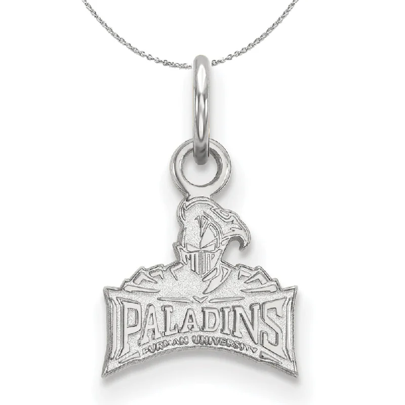 Medieval style necklace-Sterling Silver Furman U XS (Tiny) Pendant Necklace