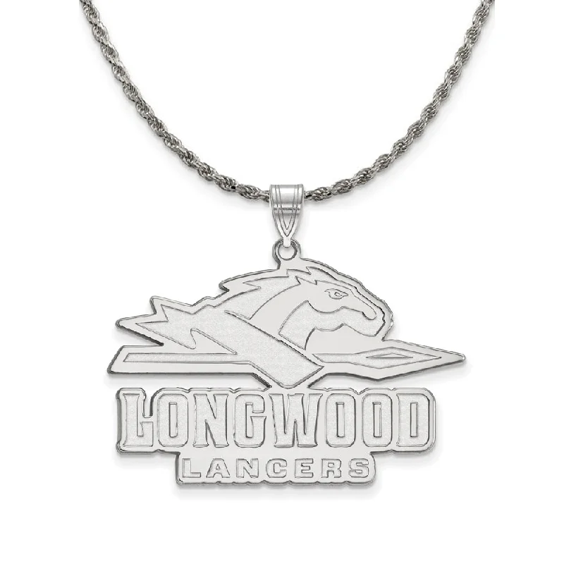 Eight-drop necklace-Sterling Silver Longwood U XL Pendant Necklace