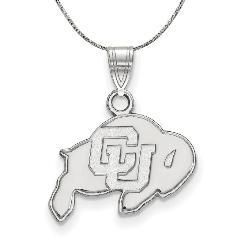 Sterling Silver U. of Colorado Small Necklace