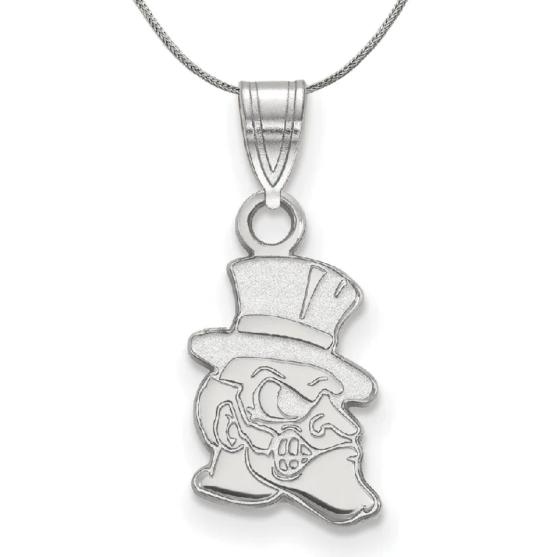 Sterling Silver Wake Forest U. Small Pendant Necklace