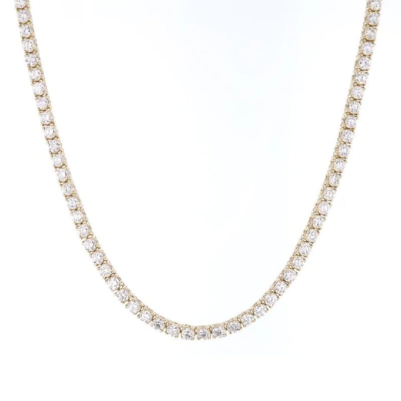 Prehistoric necklace-7.80 ctw Diamond Eternity Necklace