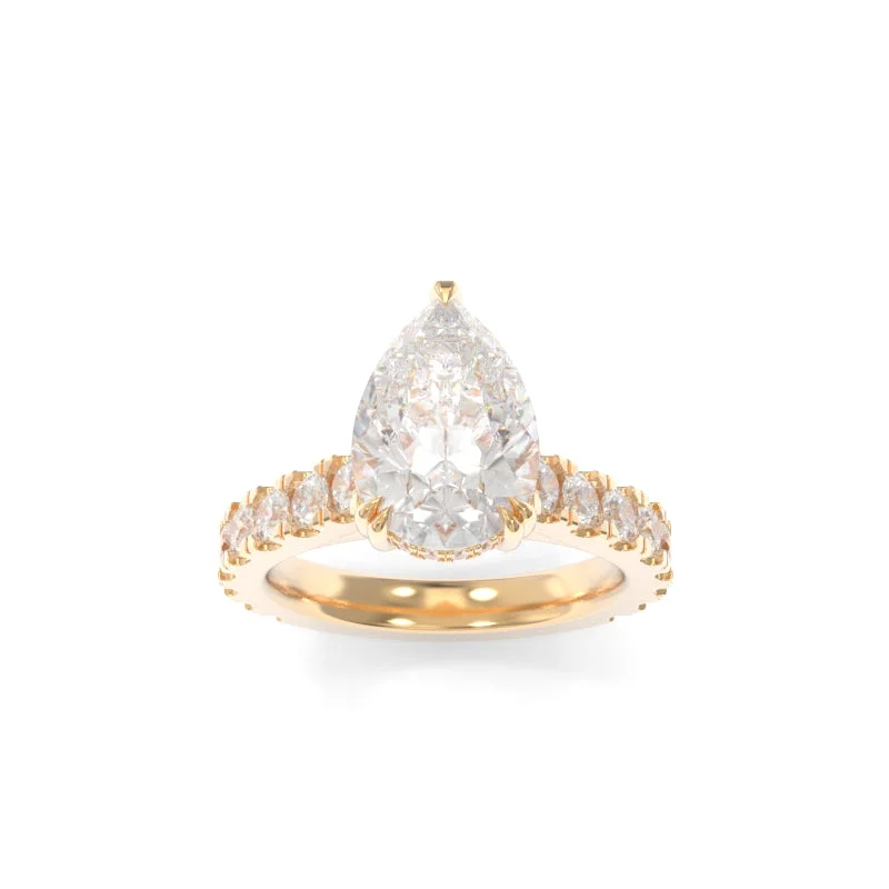 Rosemary sprig ring-Sloan Ring Pear