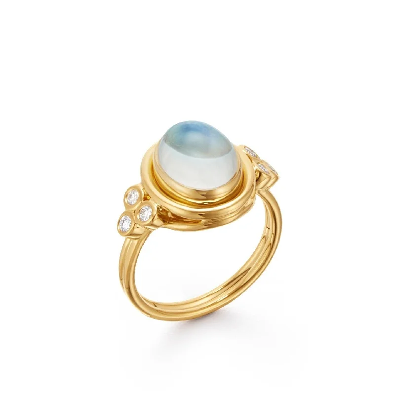 Scarlet coral ring-Temple St. Clair Blue Moonstone Temple Ring